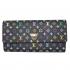 Cheap Louis Vuitton Monogram Multicolore M61734 Black Small Wallet