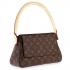 Louis Vuitton Monogram Canvas M51147 Brown Cow Leather Small Bag