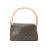 Louis Vuitton Monogram Canvas M51147 Brown Cow Leather Small Bag