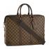 Cheap Louis Vuitton Damier Canvas N41122 Brown Canvas Large Bag Replica HM09422