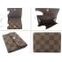 Cheap Cheap Louis Vuitton Damier Canvas N62925 Brown Small Wallet HM09509