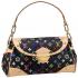 Louis Vuitton Monogram Multicolore M40204 Black Canvas Medium HM09549