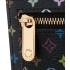 Louis Vuitton Monogram Multicolore M93738 Black Small Ladies Wallet