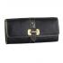 Cheap Louis Vuitton Suhali Leather M95645 Black Small Ladies Wallet