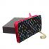 Louis Vuitton Monogram Multicolore M93754 Black Cow Leather Ladies Wallet