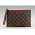 Louis Vuitton Pochette Pallas Monogram Dark Red 607545