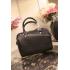 Louis Vuitton Speedy Monogram Black Genuine Leather Handbag