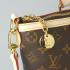 Louis Vuitton Monogram Canvas M40145 Cow Leather Large 2way