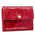 Louis Vuitton Monogram Vernis M91982 Red Small Ladies Wallet