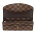 Quality Louis Vuitton Damier Canvas N63019 Brown Canvas Wallet