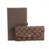 Quality Louis Vuitton Damier Canvas N63019 Brown Canvas Wallet