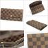 Quality Louis Vuitton Damier Canvas N63019 Brown Canvas Wallet