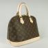 Louis Vuitton Monogram Canvas M51130 Cow Leather HandBags Ladies