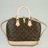 Louis Vuitton Monogram Canvas M51130 Cow Leather HandBags Ladies