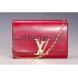 Louis Vuitton Chain Louise Patent Leather Fuchsia