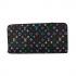 Quality Louis Vuitton Monogram Multicolore M66567 Black Small Wallet