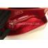 Louis Vuitton Clutch Patent Leather Wallet Red