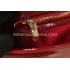 Louis Vuitton Clutch Patent Leather Wallet Red