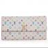 Louis Vuitton Monogram Multicolore M93743 White Cow Leather Wallet HM10774