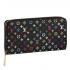 Replica Louis Vuitton Monogram Multicolore M60243 Black Small Wallet