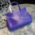 Louis Vuitton Handbag Calfskin Blue Marly Replica