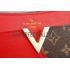 Louis Vuitton Monogram Kimono Shoulder Bag Red