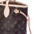 Louis Vuitton Monogram Canvas M40155 Brown Cow Leather Ladies Bags