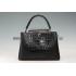 Louis Vuitton Capuciness Crocodile Leather Black MM 607547