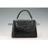 Louis Vuitton Capuciness Crocodile Leather Black MM 607547