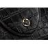 Louis Vuitton Capuciness Crocodile Leather Black MM 607547