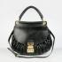 Replica Miu Miu  6025 Ladies Lambskin Black Handbag