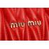 Replica Miu Miu Matelasse Doctor Red Bag