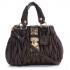 Miu Miu  090 Ladies 2way Coffee Handbag