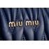 Miu Miu Matelasse  Handle Large Dark Blue