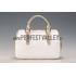 Cheap Miu Miu Satchel White and Gold