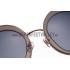 Replica Miu Miu Noir Light Grey Full Circle Round Frames Sunglasses 307886