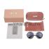 Replica Miu Miu Noir Light Grey Full Circle Round Frames Sunglasses 307886