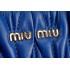 Miu Miu Matelasse Tote Blue