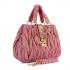 Miu Miu  090 Ladies Lambskin Pink Handbag