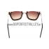 Replica Miu Miu Cut Off Cat-Eye Brown Sunglasses 308036