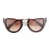 Miu Miu Rounded Cut Off Cat-Eye Brown Sunglasses 308041