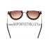 Miu Miu Rounded Cut Off Cat-Eye Brown Sunglasses 308041