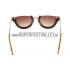 Miu Miu Rounded Cut Off Cat-Eye Orange Sunglasses 308042 Replica