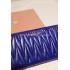 Miu Miu Purse Wallet Calfskin Blue HM09197