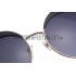 Replica Miu Miu Noir Retro Round Semi-Rimless Black Sunglasses 307887