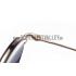 Replica Miu Miu Noir Retro Round Semi-Rimless Black Sunglasses 307887