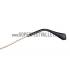 Replica Miu Miu Noir Retro Round Semi-Rimless Black Sunglasses 307887