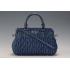 Replica Miu Miu Matelasse Doctor Dark Blue Bag