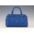 Miu Miu Matelasse  Handle Large Blue