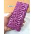 Replica Miu Miu Purse Leather Purple